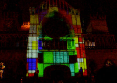 Video projection Catedral de Manizales