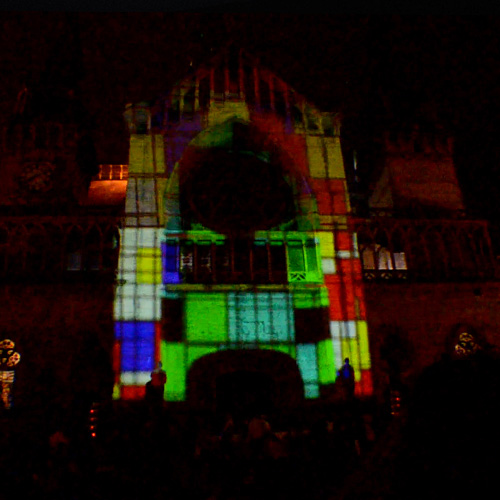 Video projection Catedral de Manizales